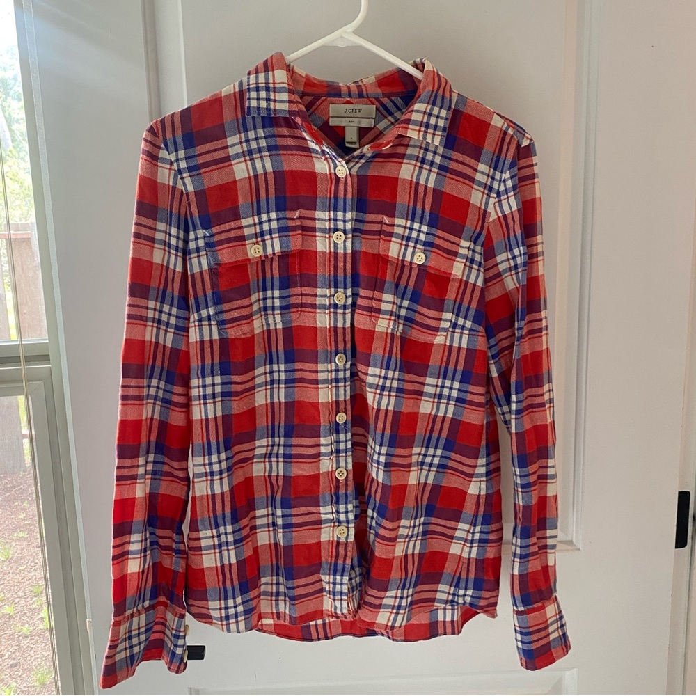 J.Crew Flannel Boy Fit